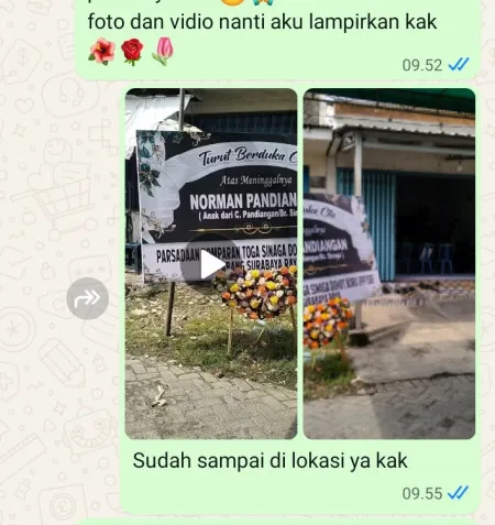 Pengiriman Karangan Bunga Karang Bahagia